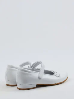 Ralph Harrison Classic – Mary Janes aus Kalbleder Weiß