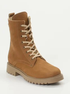 Ralph Harrison Classic – Schnürboots aus Nubukleder Cognac