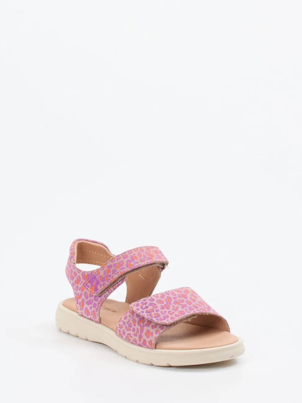 Ralph Harrison Classic – Sandalen aus geprägtem Leder pinkviolett