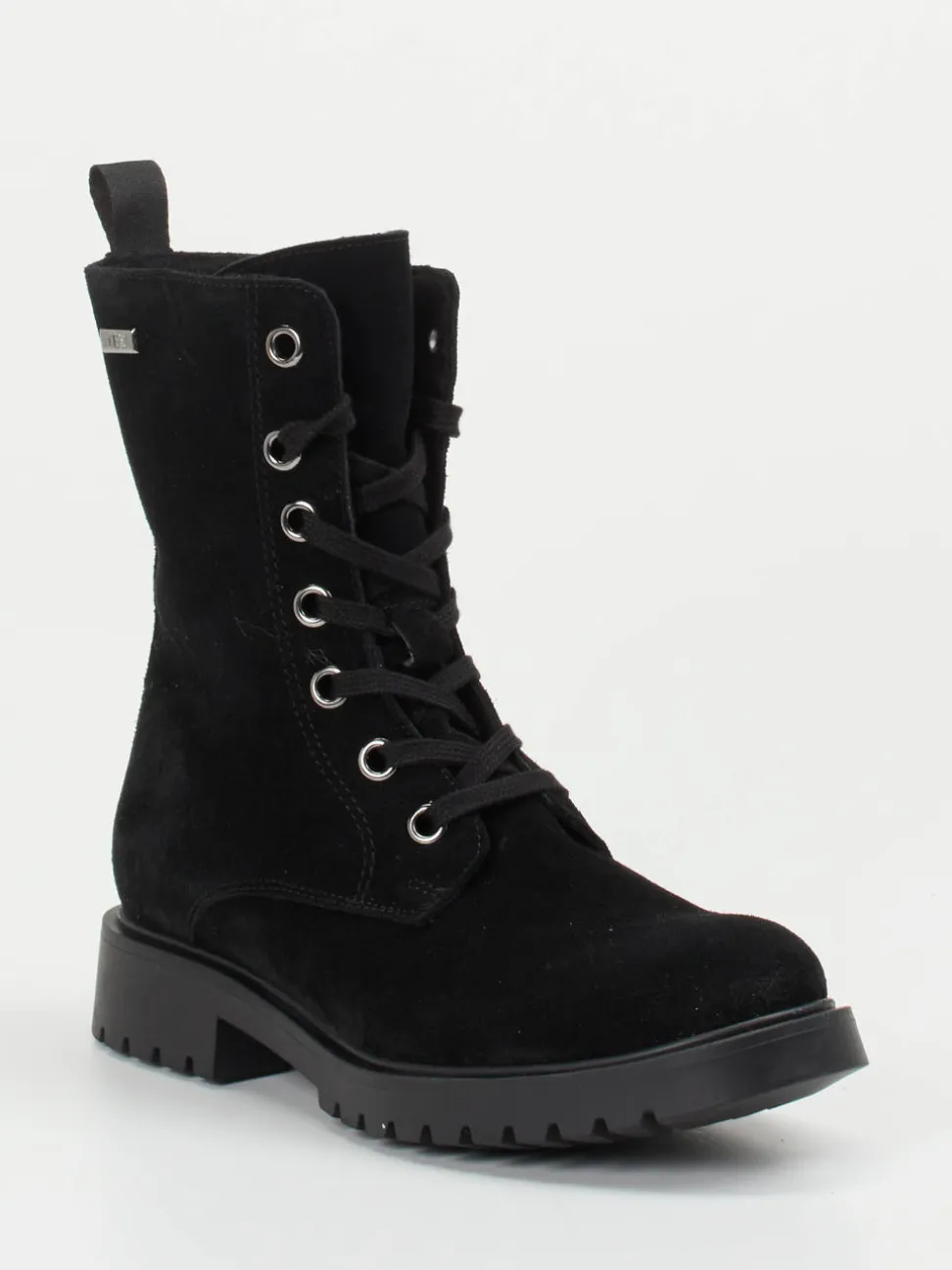 Ralph Harrison Classic – Schnürboots aus Veloursleder schwarz