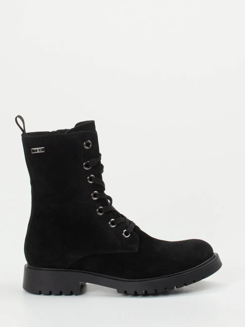 Ralph Harrison Classic – Schnürboots aus Veloursleder schwarz