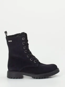 Ralph Harrison Classic – Schnürboots aus Veloursleder blau