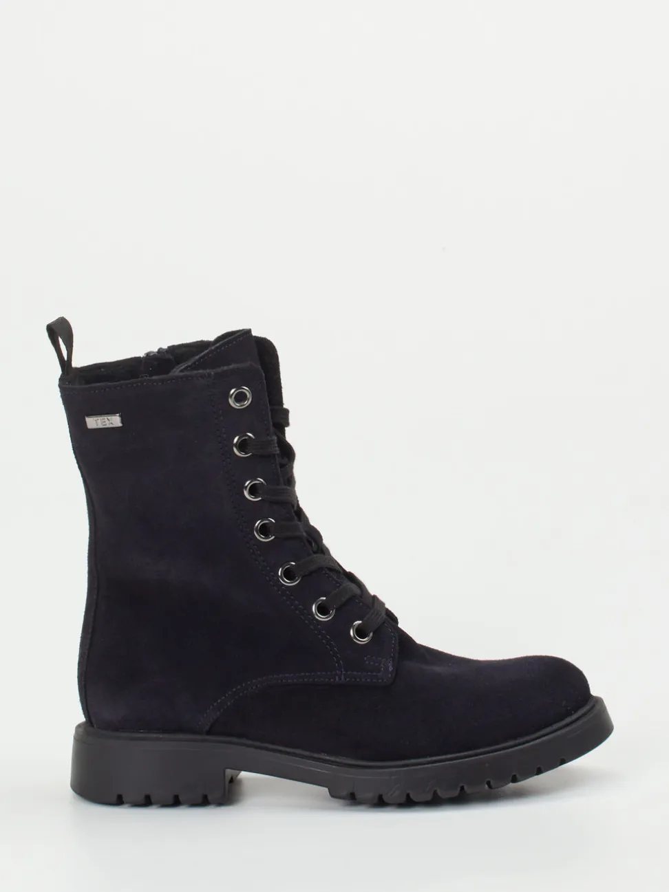 Ralph Harrison Classic – Schnürboots aus Veloursleder blau