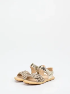 Ralph Harrison Classic – Sandalen aus geprägtem Leder Gold