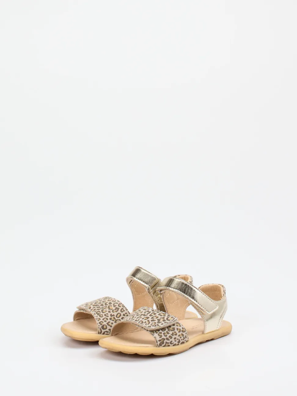 Ralph Harrison Classic – Sandalen aus geprägtem Leder Gold