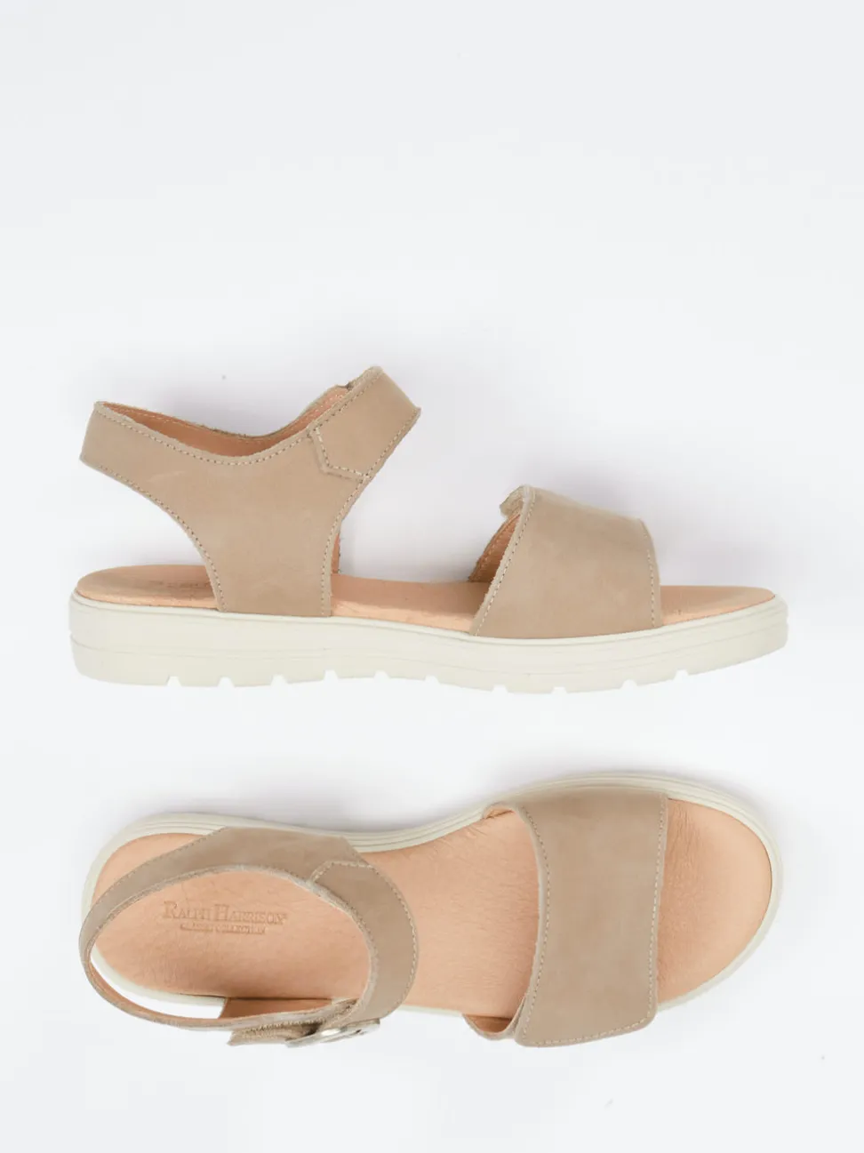 Ralph Harrison Classic – Sandalen aus Nubukleder braun