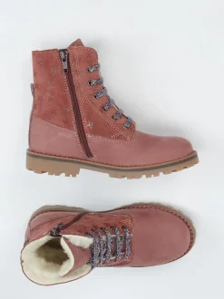 Ralph Harrison Classic – Schnürboots aus Nubukleder Altrosa