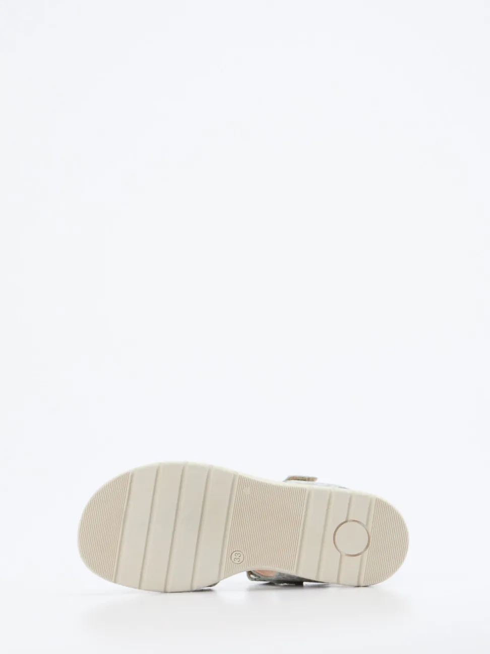 Ralph Harrison Classic – Sandale aus geprägtem Leder hellblau