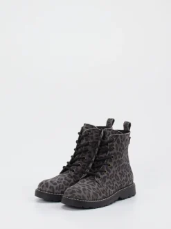 Ralph Harrison Classic – Schnürboots aus geprägtem Leder grau