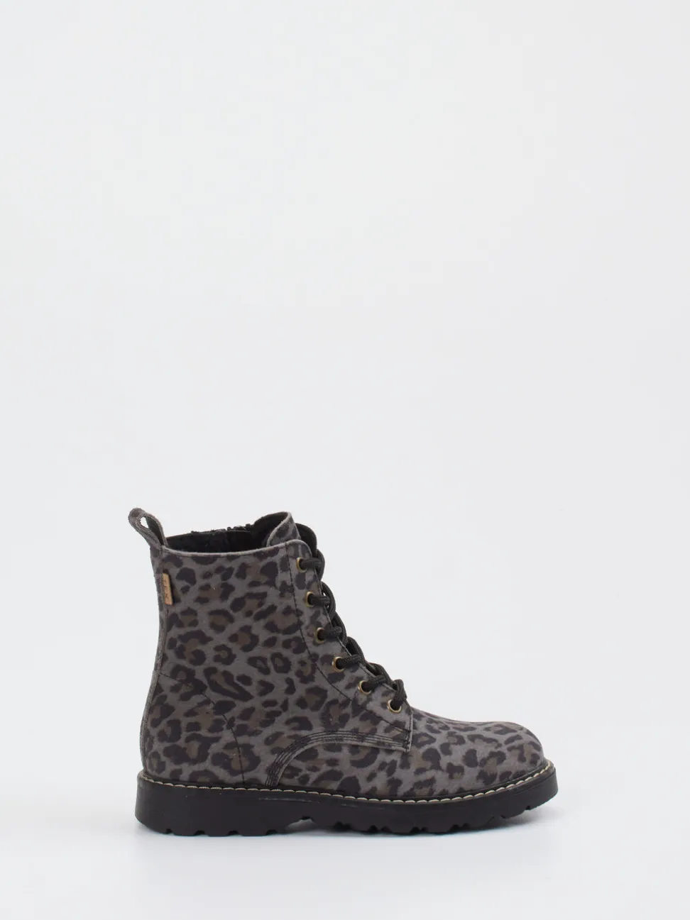 Ralph Harrison Classic – Schnürboots aus geprägtem Leder grau