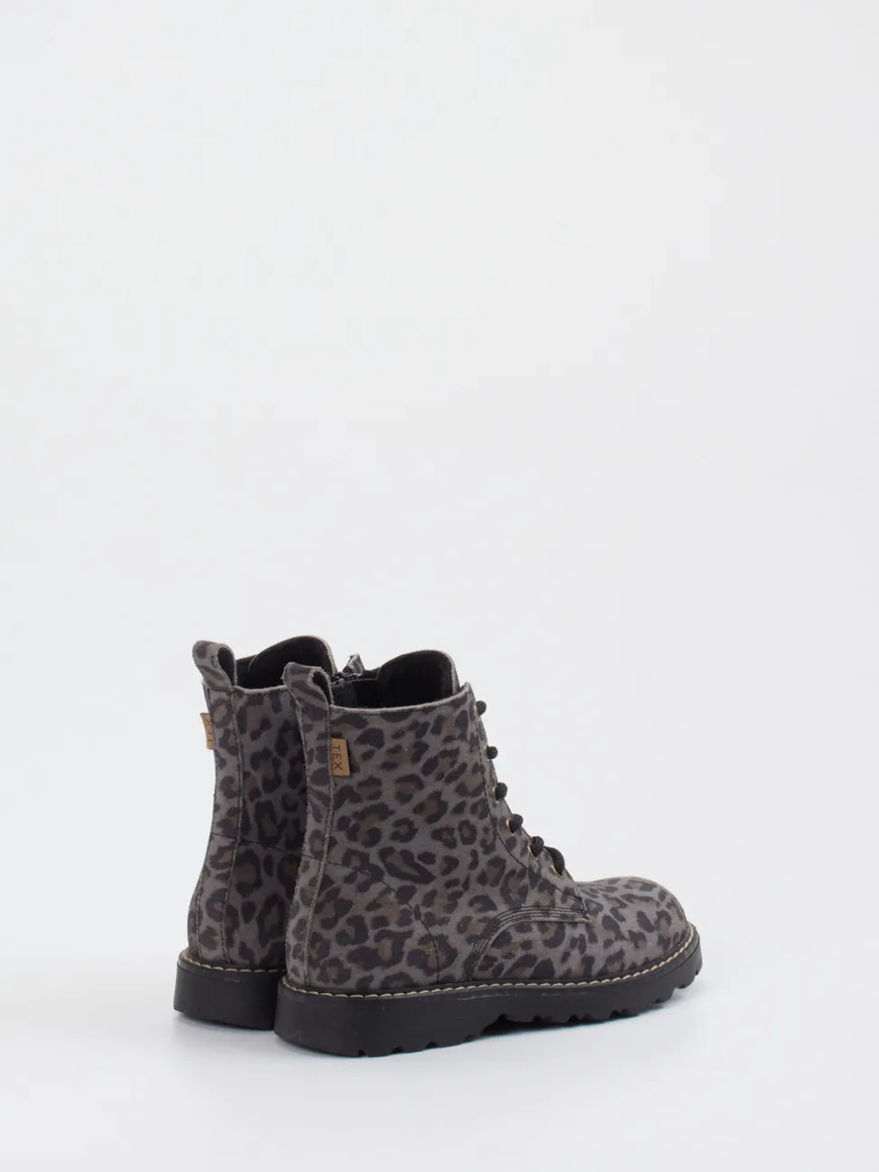 Ralph Harrison Classic – Schnürboots aus geprägtem Leder grau