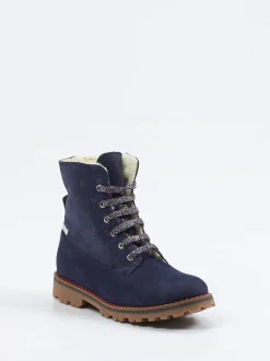 Ralph Harrison Classic – Schnürboots aus Nubukleder Dunkelblau