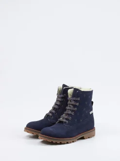 Ralph Harrison Classic – Schnürboots aus Nubukleder Dunkelblau