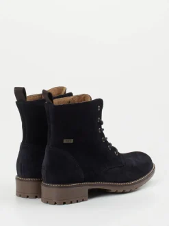 Ralph Harrison Classic – Schnürboots aus Veloursleder dunkelblau
