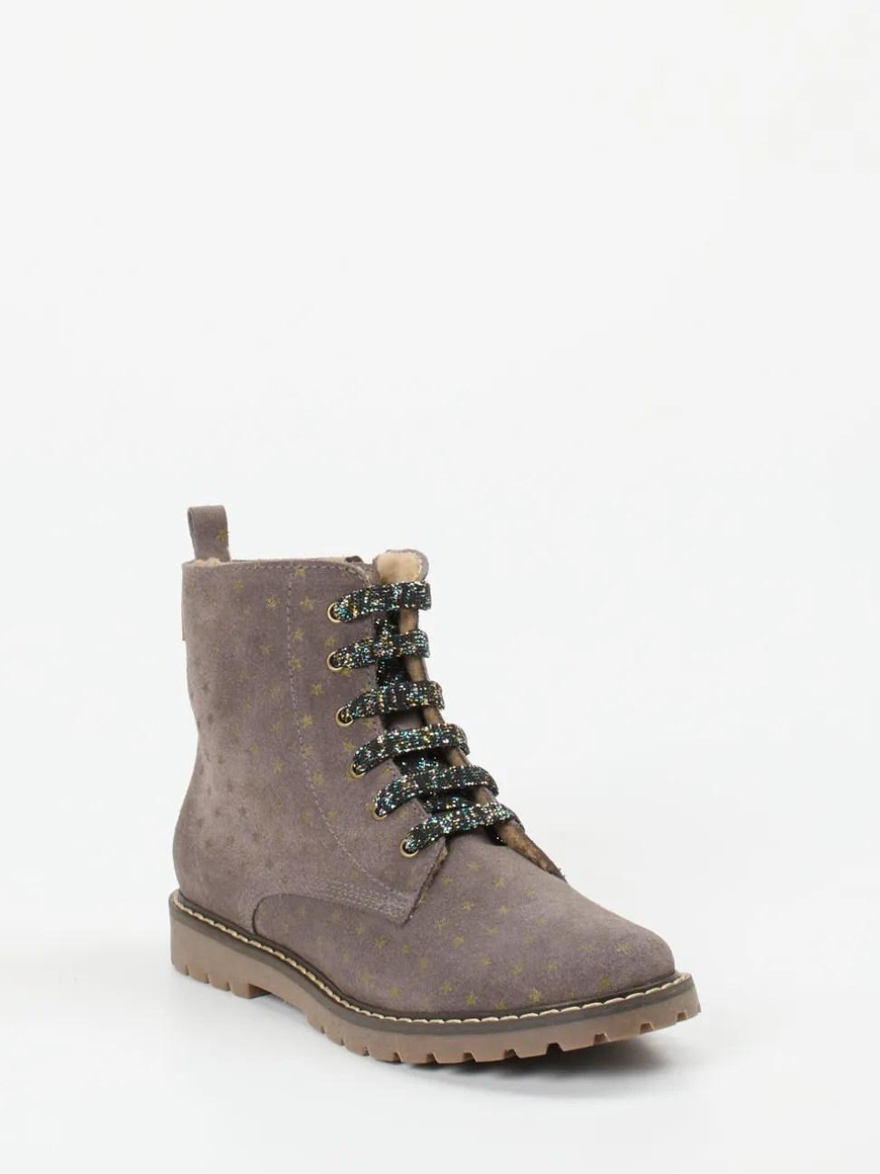 Ralph Harrison Classic – Schnürboots aus Veloursleder mauvebraun