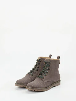 Ralph Harrison Classic – Schnürboots aus Veloursleder mauvebraun