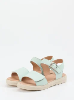 Ralph Harrison Classic – Sandalen aus Nubukleder Pastellgrün