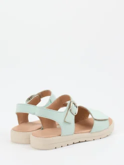 Ralph Harrison Classic – Sandalen aus Nubukleder Pastellgrün