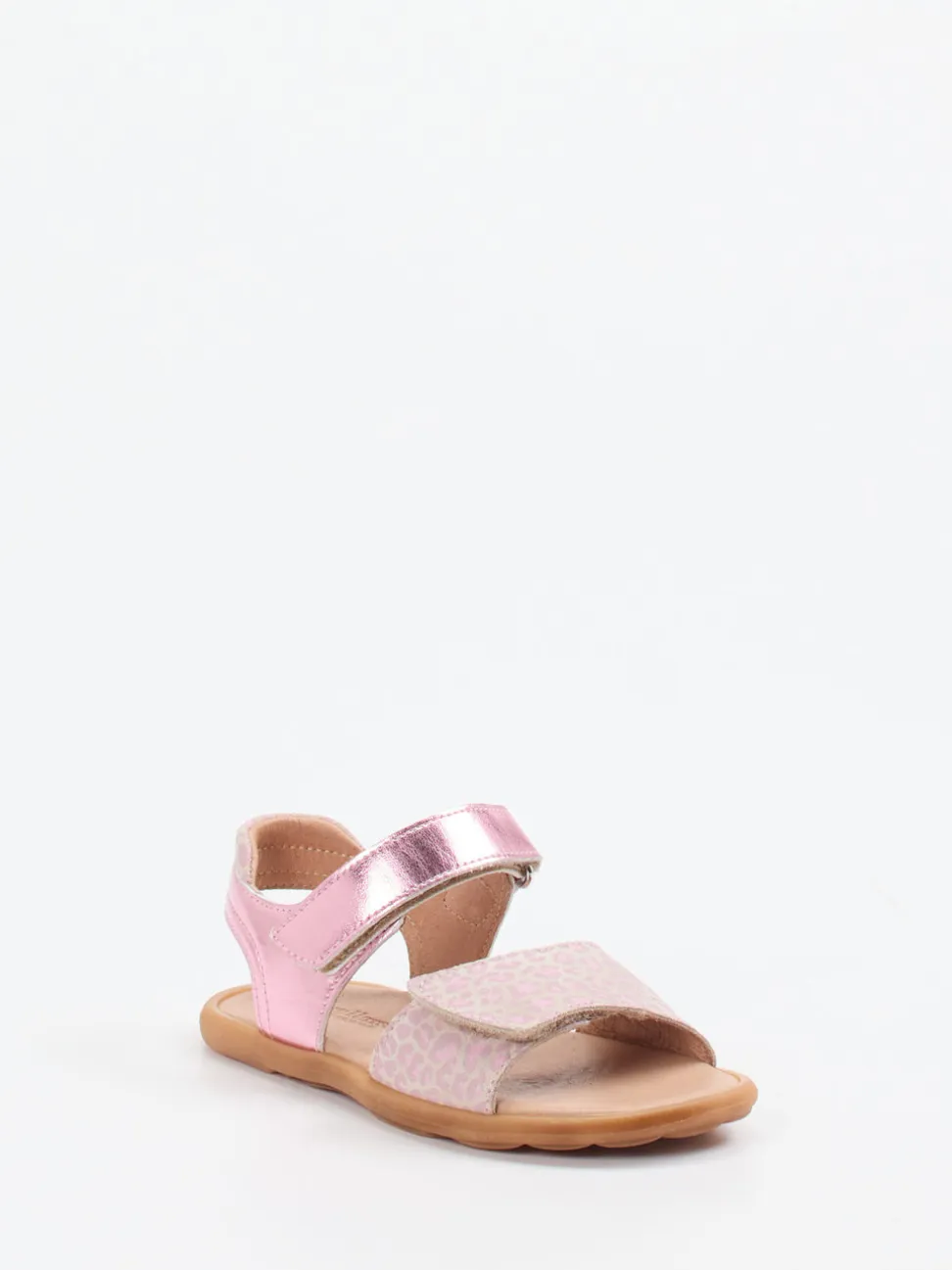 Ralph Harrison Classic – Sandalen aus geprägtem Leder rosa