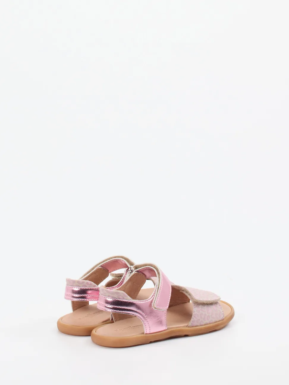 Ralph Harrison Classic – Sandalen aus geprägtem Leder rosa
