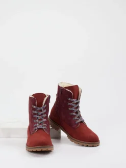 Ralph Harrison Classic – Schnürboots aus Nubukleder dunkelrot