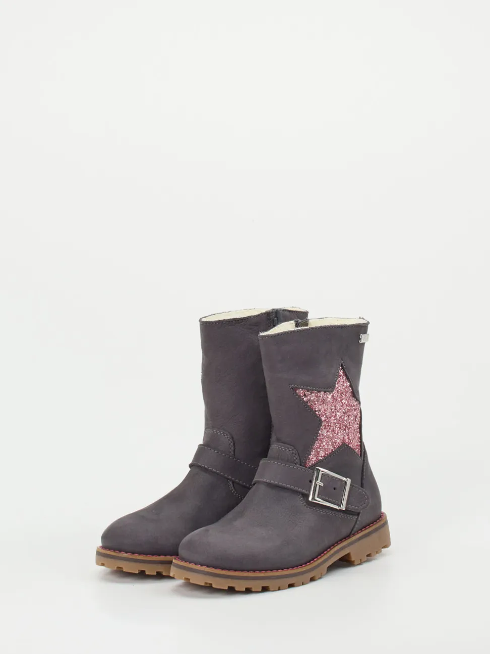 Ralph Harrison Classic – Winterstiefel aus Nubukleder grau