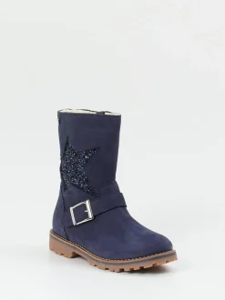 Ralph Harrison Classic – Winterstiefel aus Nubukleder Dunkelblau