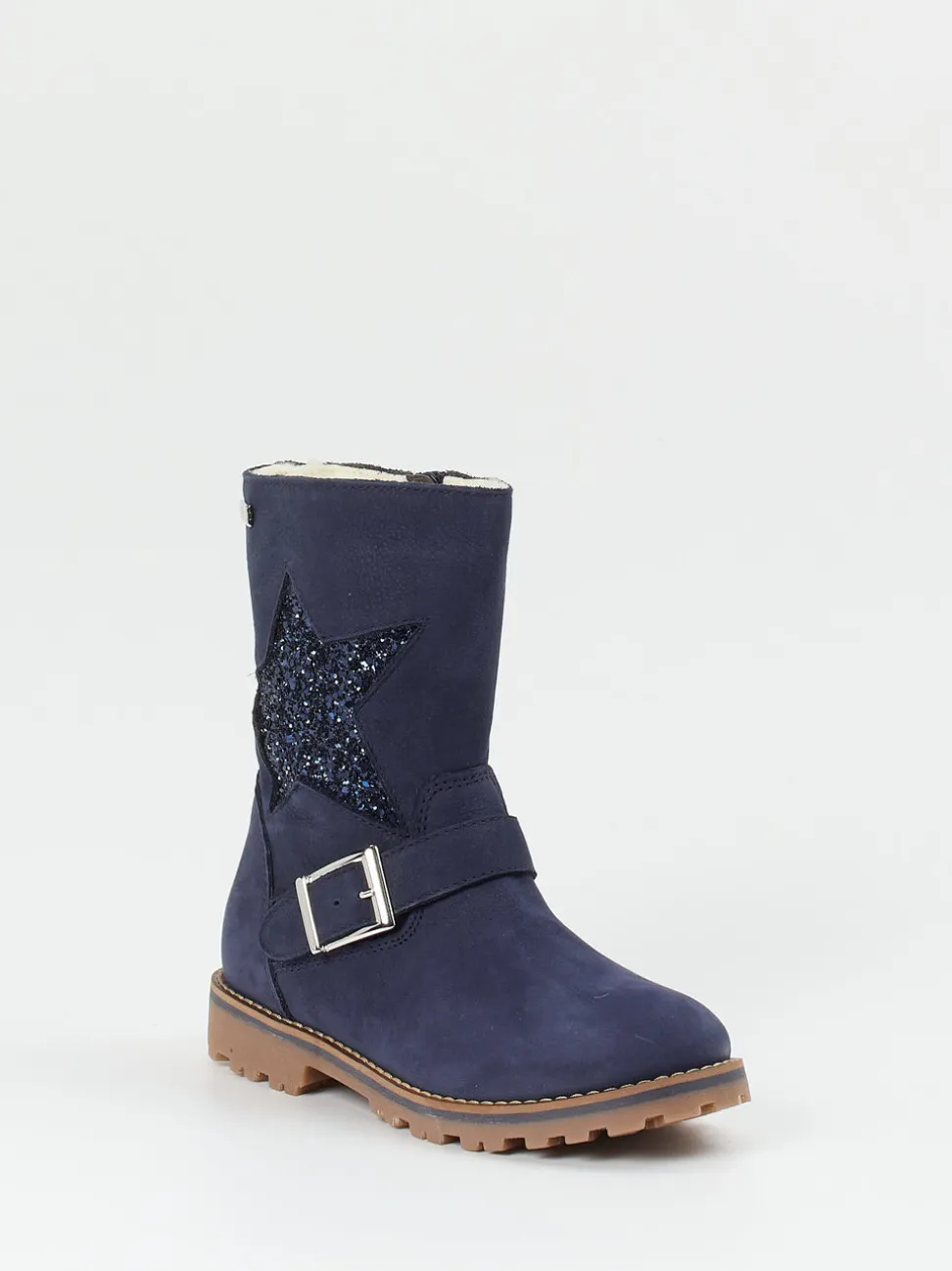 Ralph Harrison Classic – Winterstiefel aus Nubukleder Dunkelblau