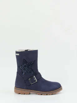 Ralph Harrison Classic – Winterstiefel aus Nubukleder Dunkelblau