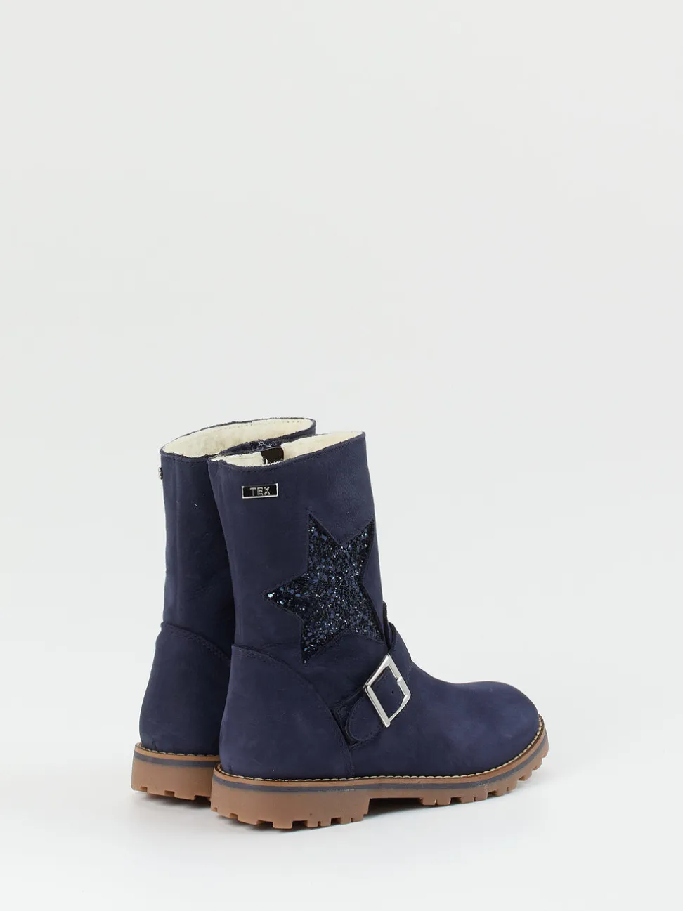 Ralph Harrison Classic – Winterstiefel aus Nubukleder Dunkelblau