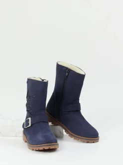 Ralph Harrison Classic – Winterstiefel aus Nubukleder Dunkelblau