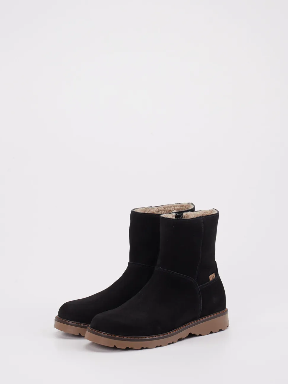 Ralph Harrison Classic – Winterstiefel aus Nubukleder Schwarz