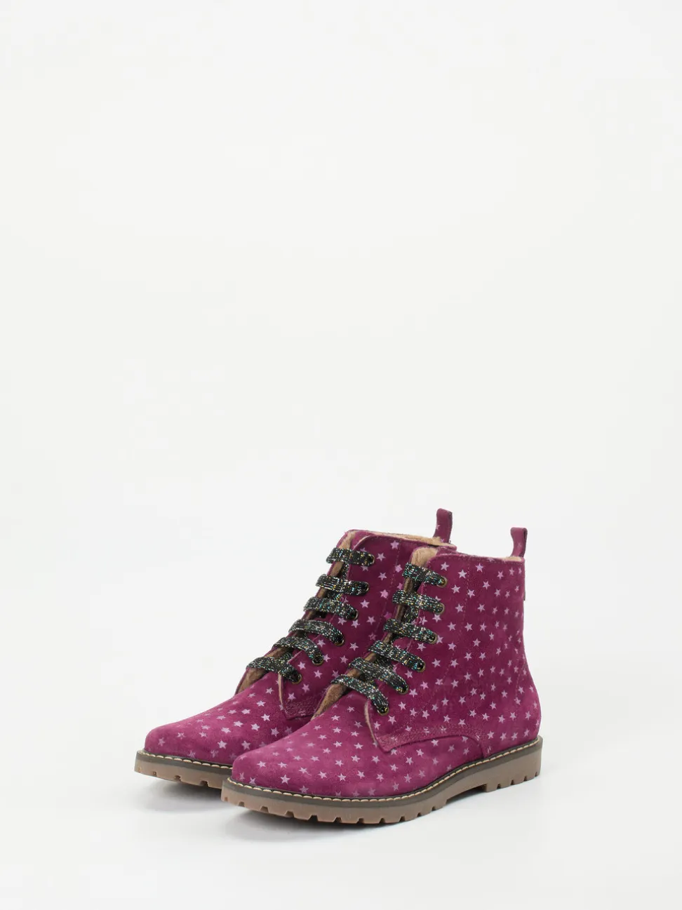 Ralph Harrison Classic – Winterboots aus geprägtem Leder Beerenpink