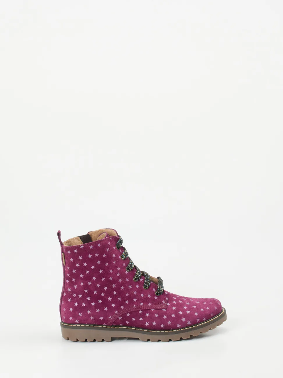 Ralph Harrison Classic – Winterboots aus geprägtem Leder Beerenpink