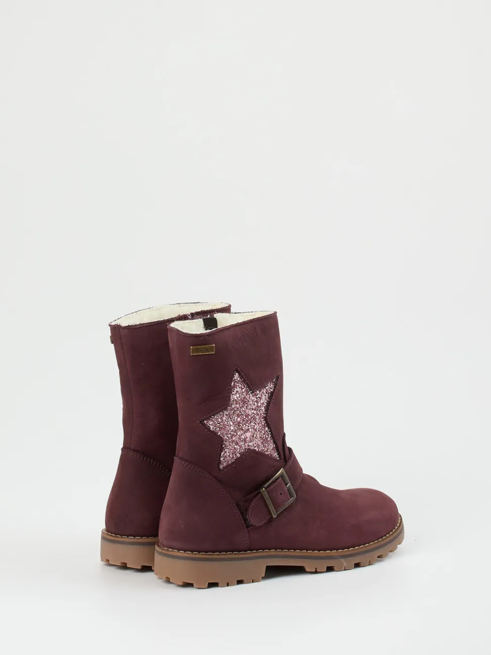 Ralph Harrison Classic – Winterboots aus Nubukleder brombeerpink
