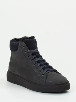 Ralph Harrison Country – High-Top-Sneaker aus Nubukleder blau