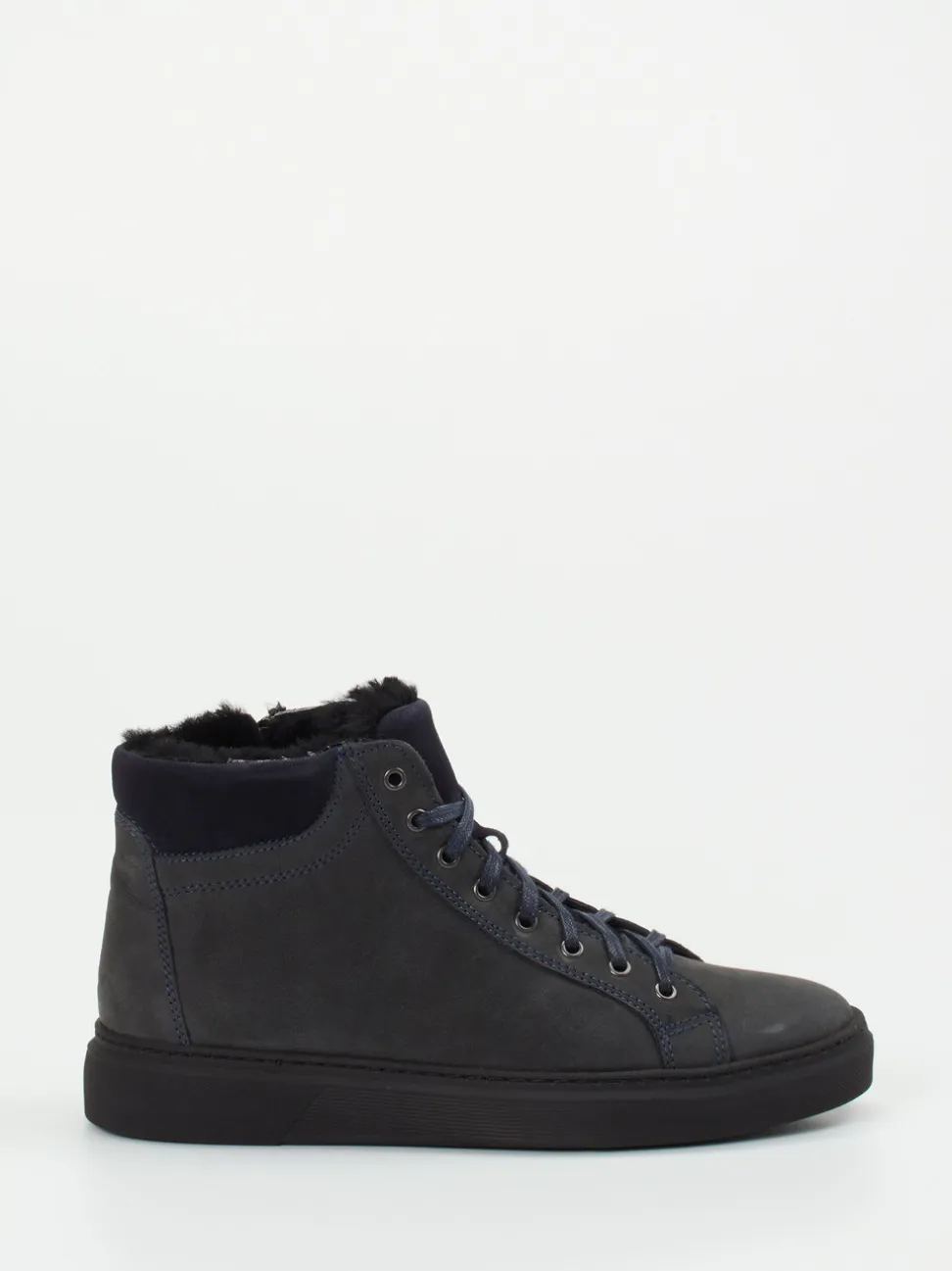 Ralph Harrison Country – High-Top-Sneaker aus Nubukleder blau