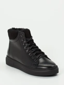 Ralph Harrison Country – High-Top Sneaker aus Fettleder schwarz
