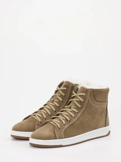 Ralph Harrison Country – High-Top Sneaker aus Leder taupe