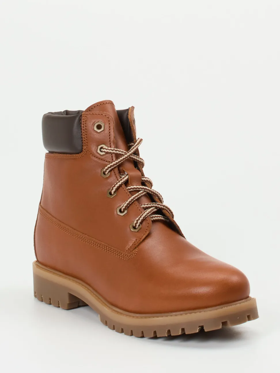 Ralph Harrison Country – Schnürboots aus Fettleder cognac