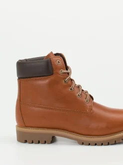 Ralph Harrison Country – Schnürboots aus Fettleder cognac