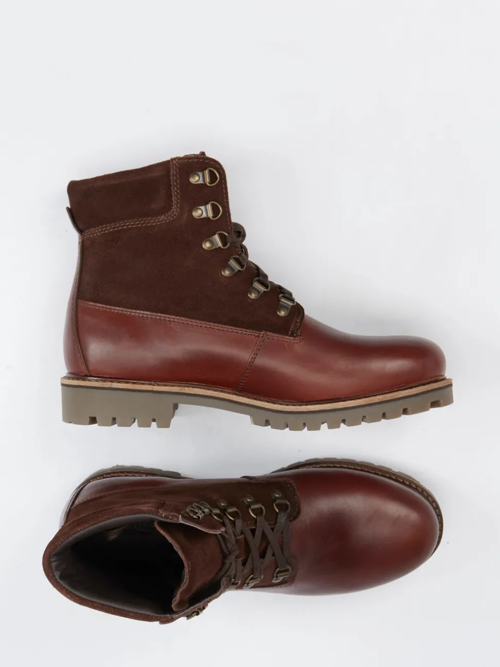 Ralph Harrison Country – Schnürboots aus Fettleder braun