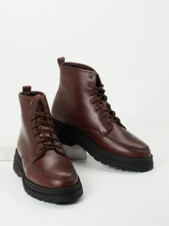 Ralph Harrison Country – Schnürboots aus Fettleder braun