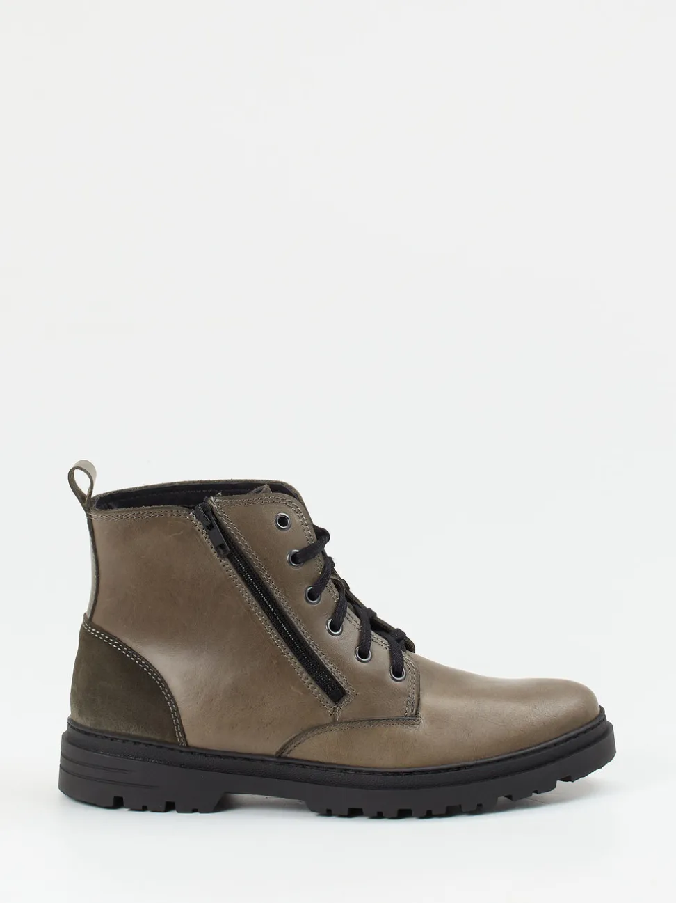 Ralph Harrison Country – Schnürboots aus Fettleder steingrau