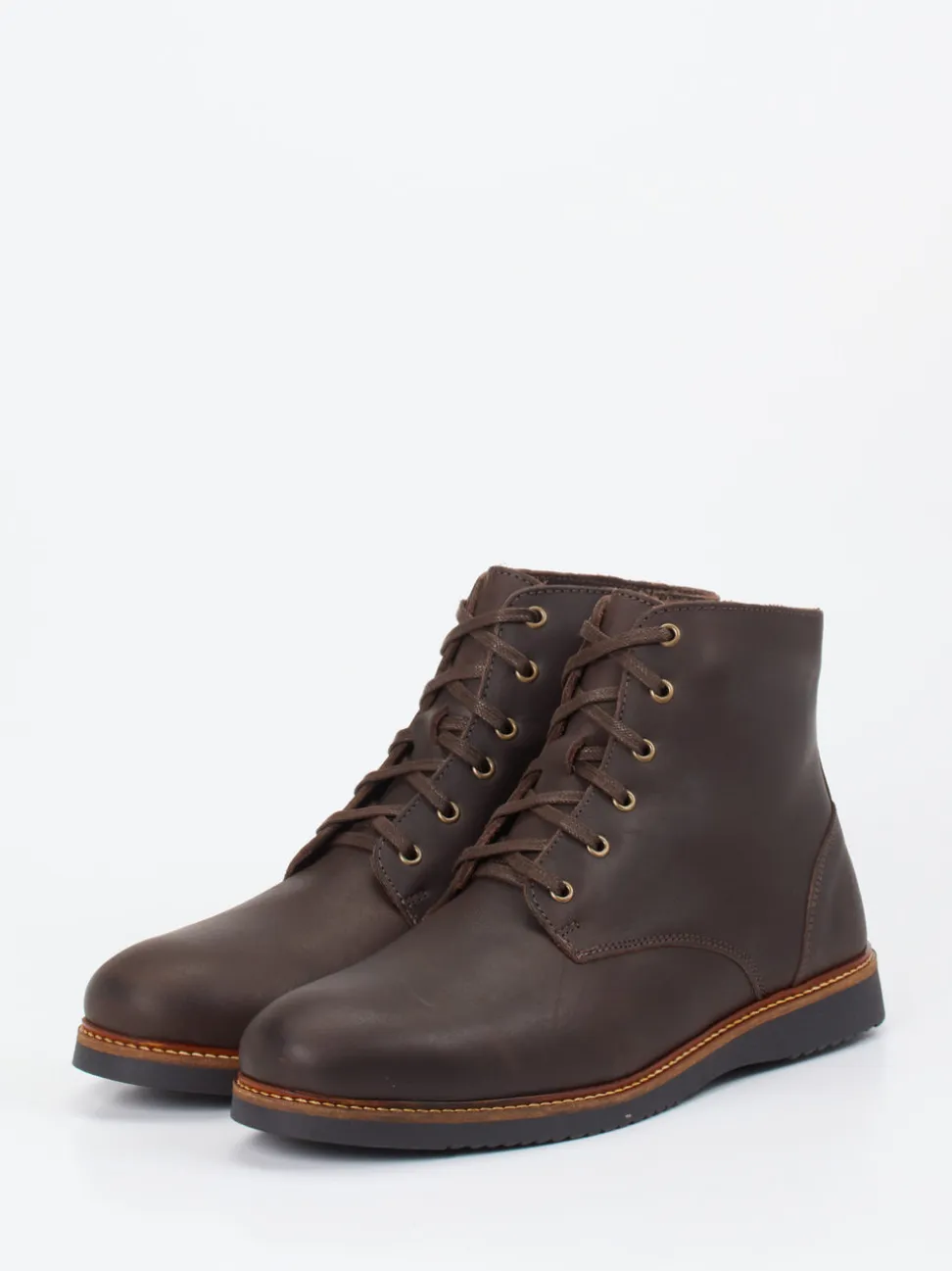 Ralph Harrison Country – Schnürboots aus Fettleder braun