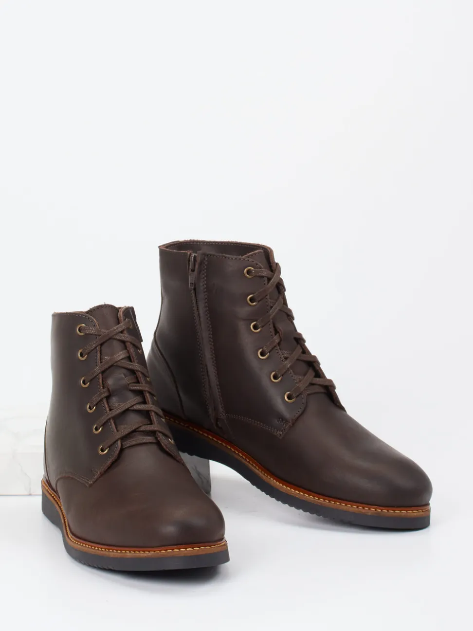 Ralph Harrison Country – Schnürboots aus Fettleder braun