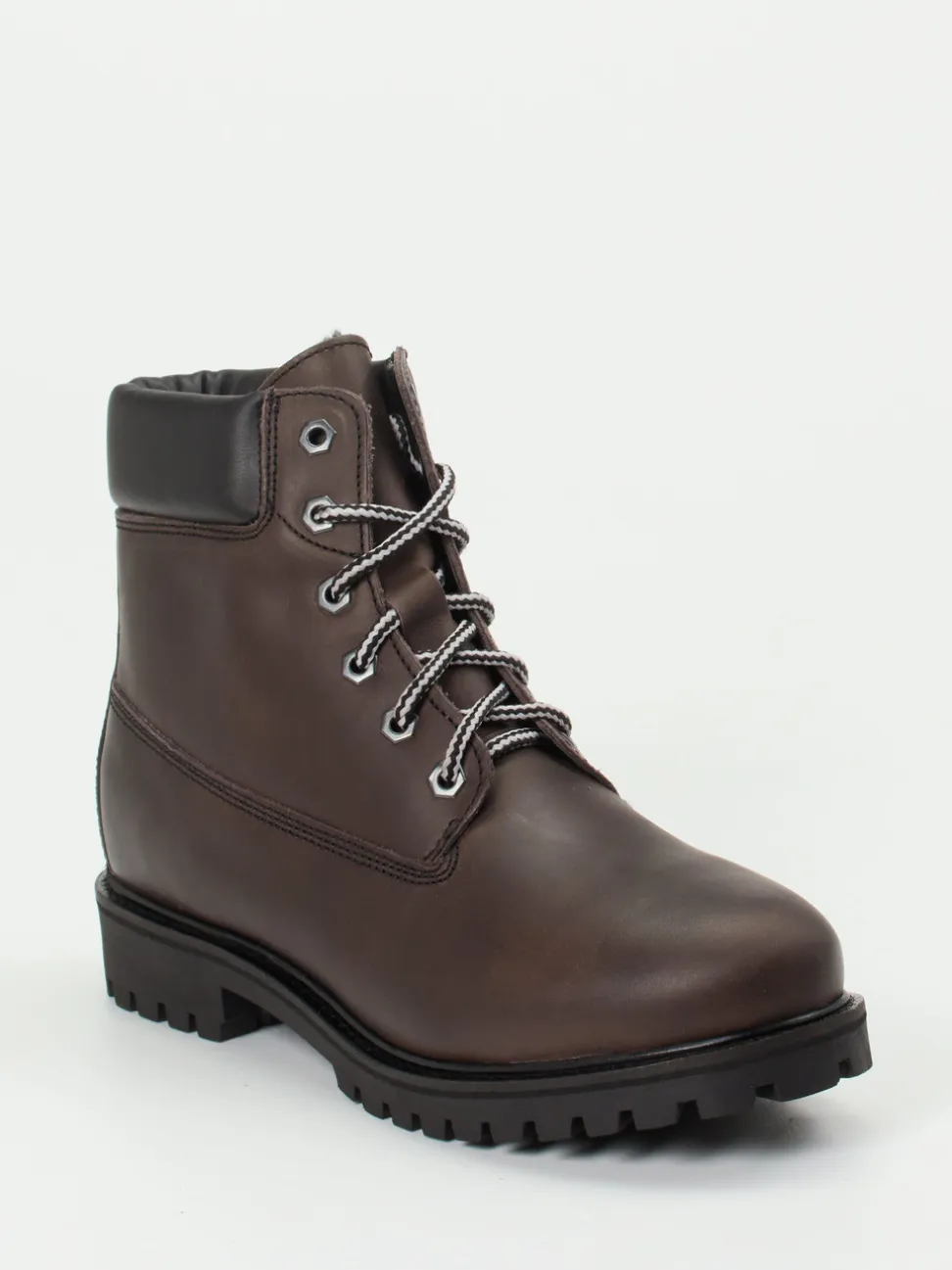 Ralph Harrison Country – Schnürboots aus Fettleder Dunkelbraun