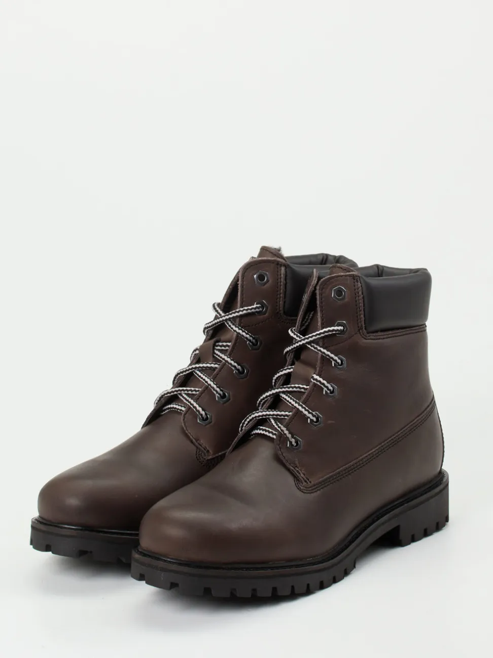 Ralph Harrison Country – Schnürboots aus Fettleder Dunkelbraun