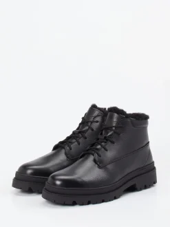Ralph Harrison Country – Schnürboots aus Fettleder Schwarz