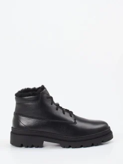 Ralph Harrison Country – Schnürboots aus Fettleder Schwarz